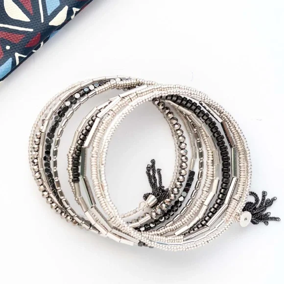 :: Stella & Dot SILVER Celine Wrap Bracelet Retired - Picture 8 of 8